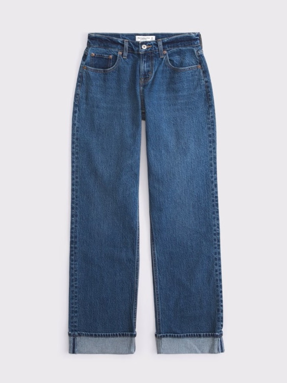 8L Curve Love The Baggy Low Rise cuffed jeans